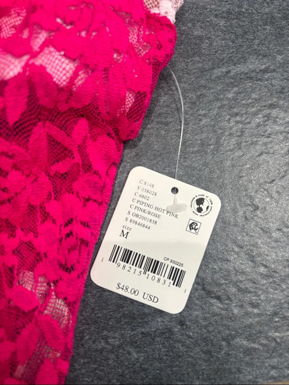 FP intimately Lace Cami with Contrast Trim 🧡🩷